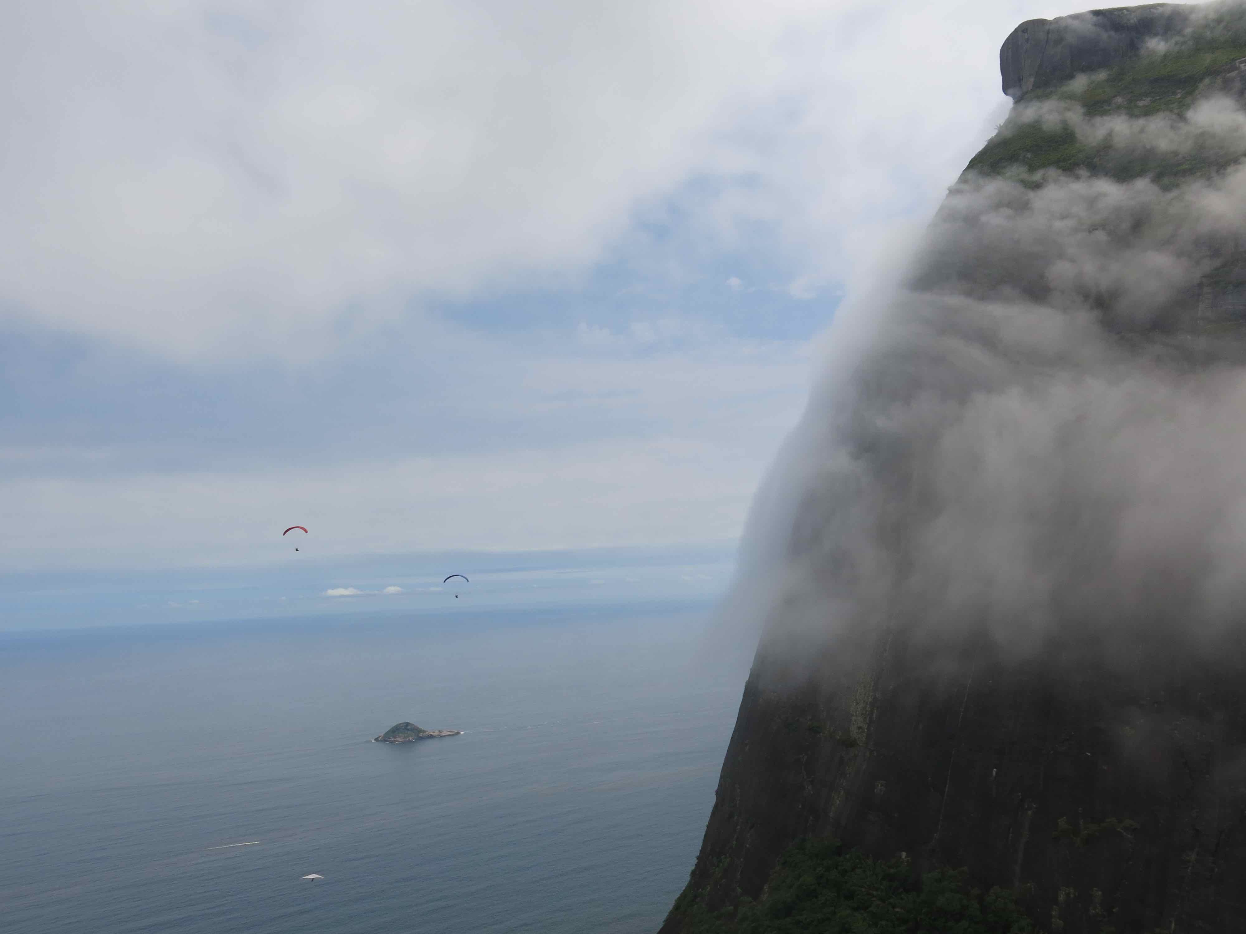  a magic day when clouds develeped as moist air hit the rock wall 