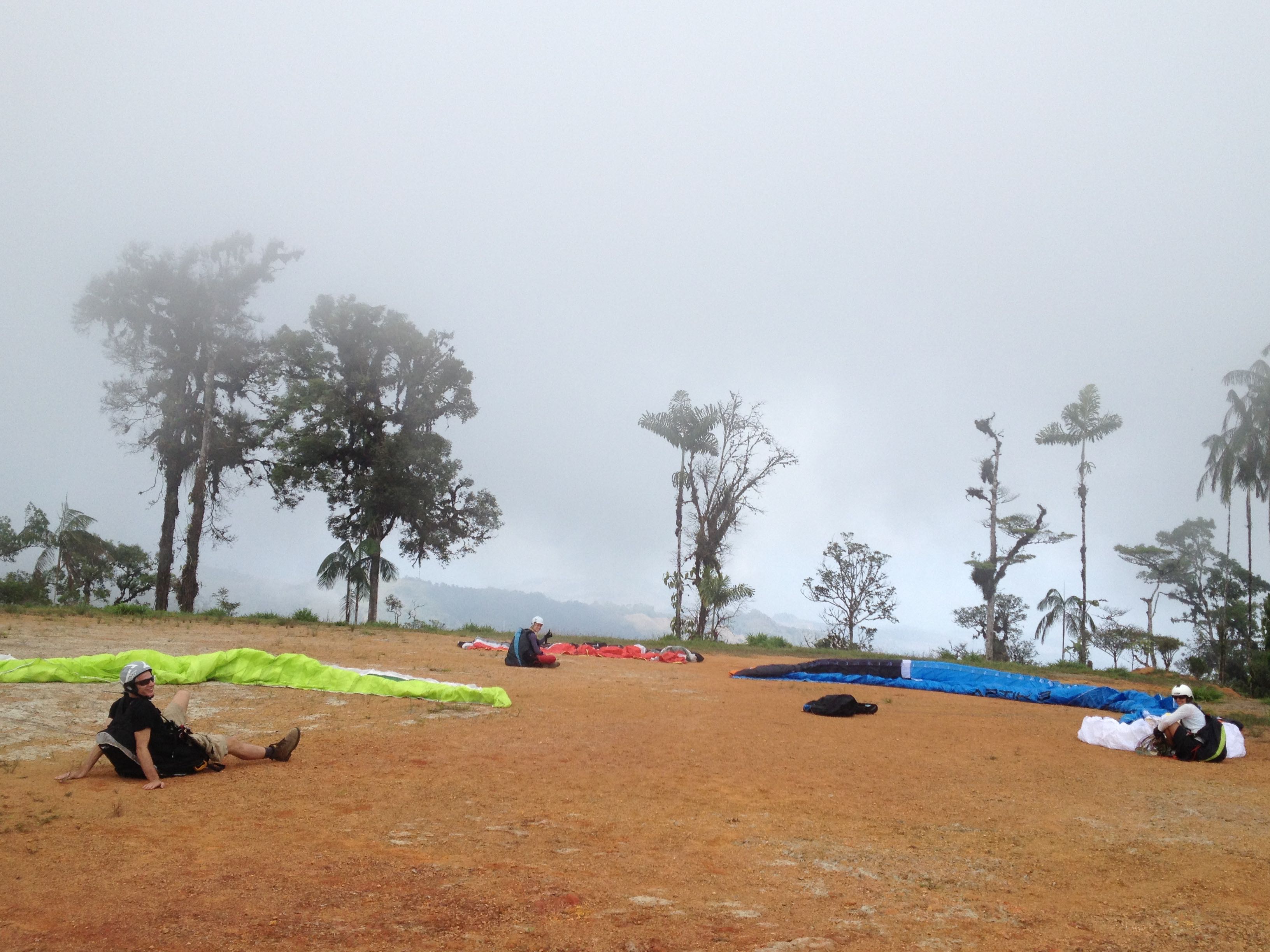  waiting for the cloud base to rise 