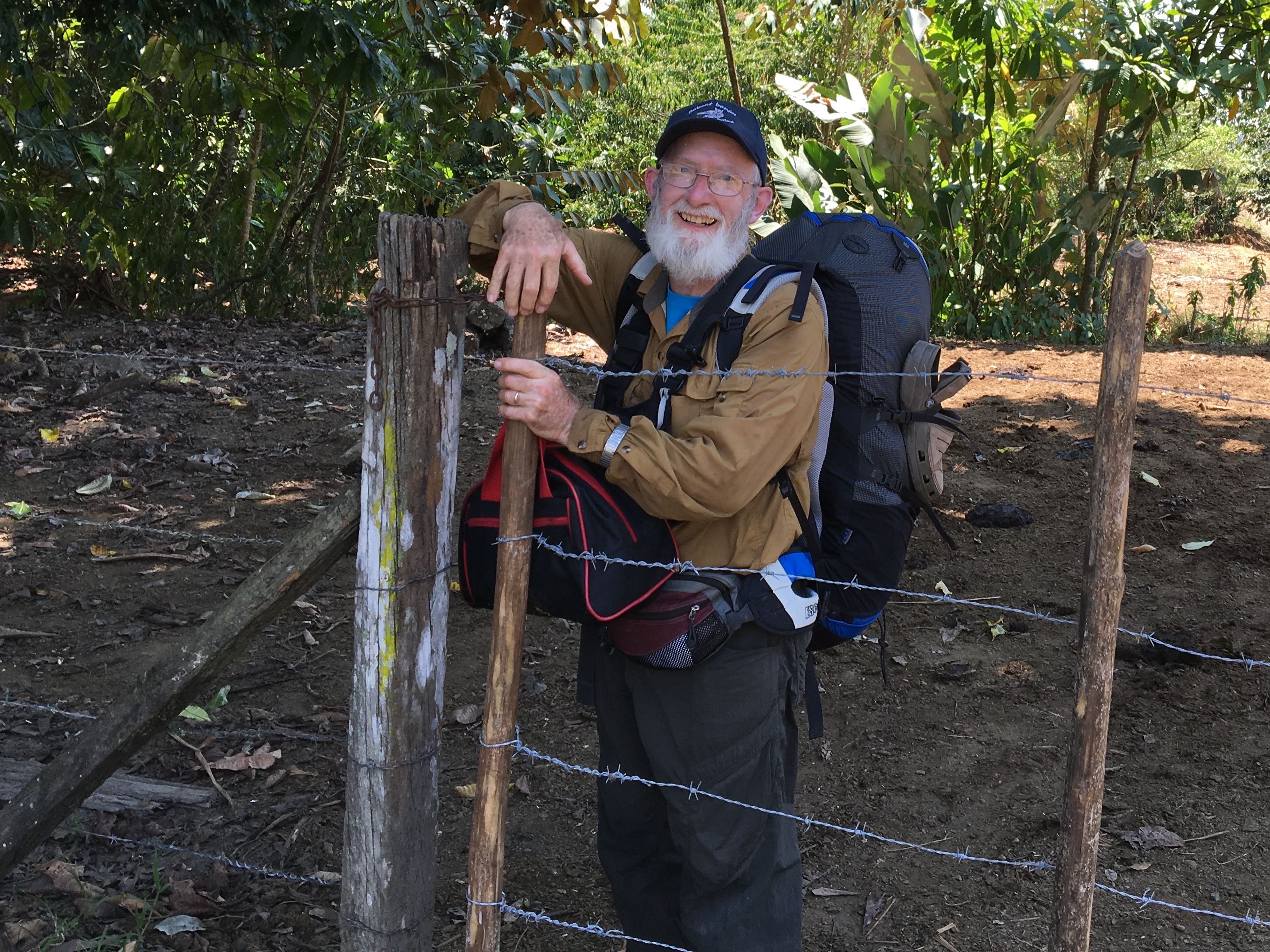 Mike exiting a field after a nice cross country flight 