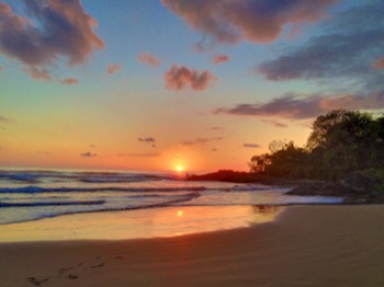  sunset at Dominicalito beach 