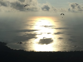  afternoon paragliding, Dominical 