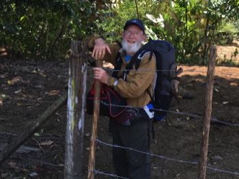  Mike exiting a field after a nice cross country flight 