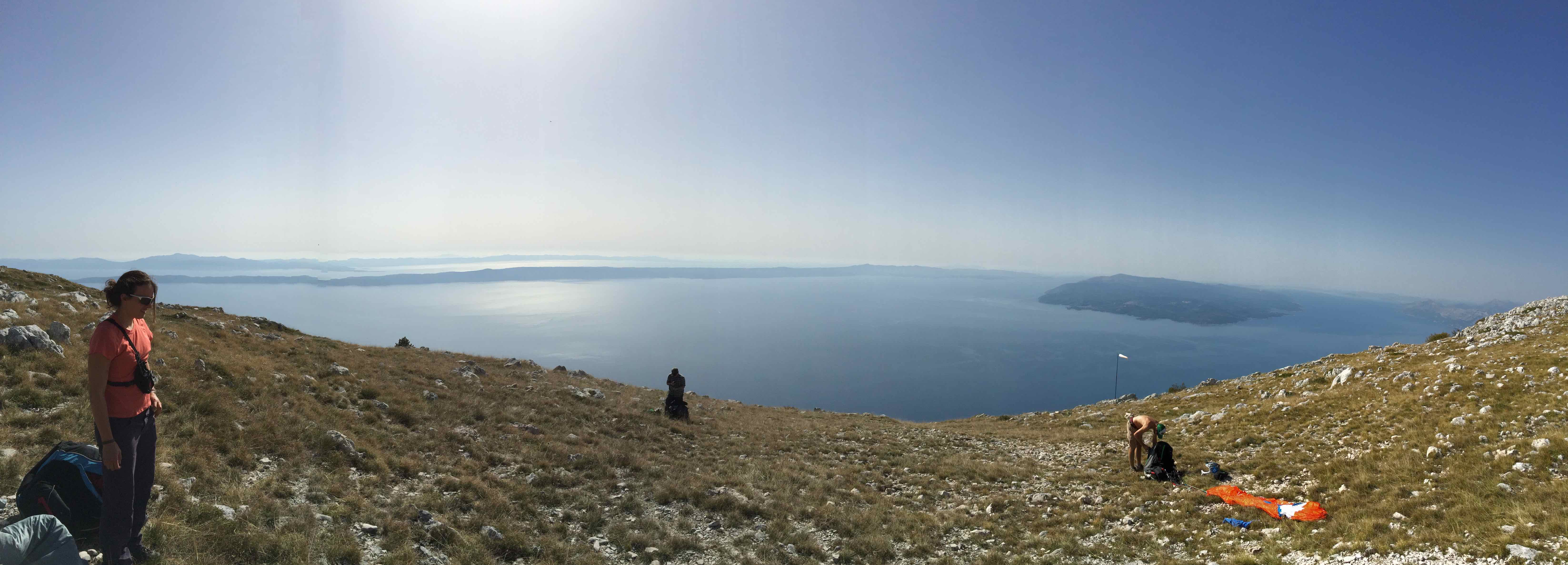  Biokovo launch, 4000' above the Adriatic Sea 