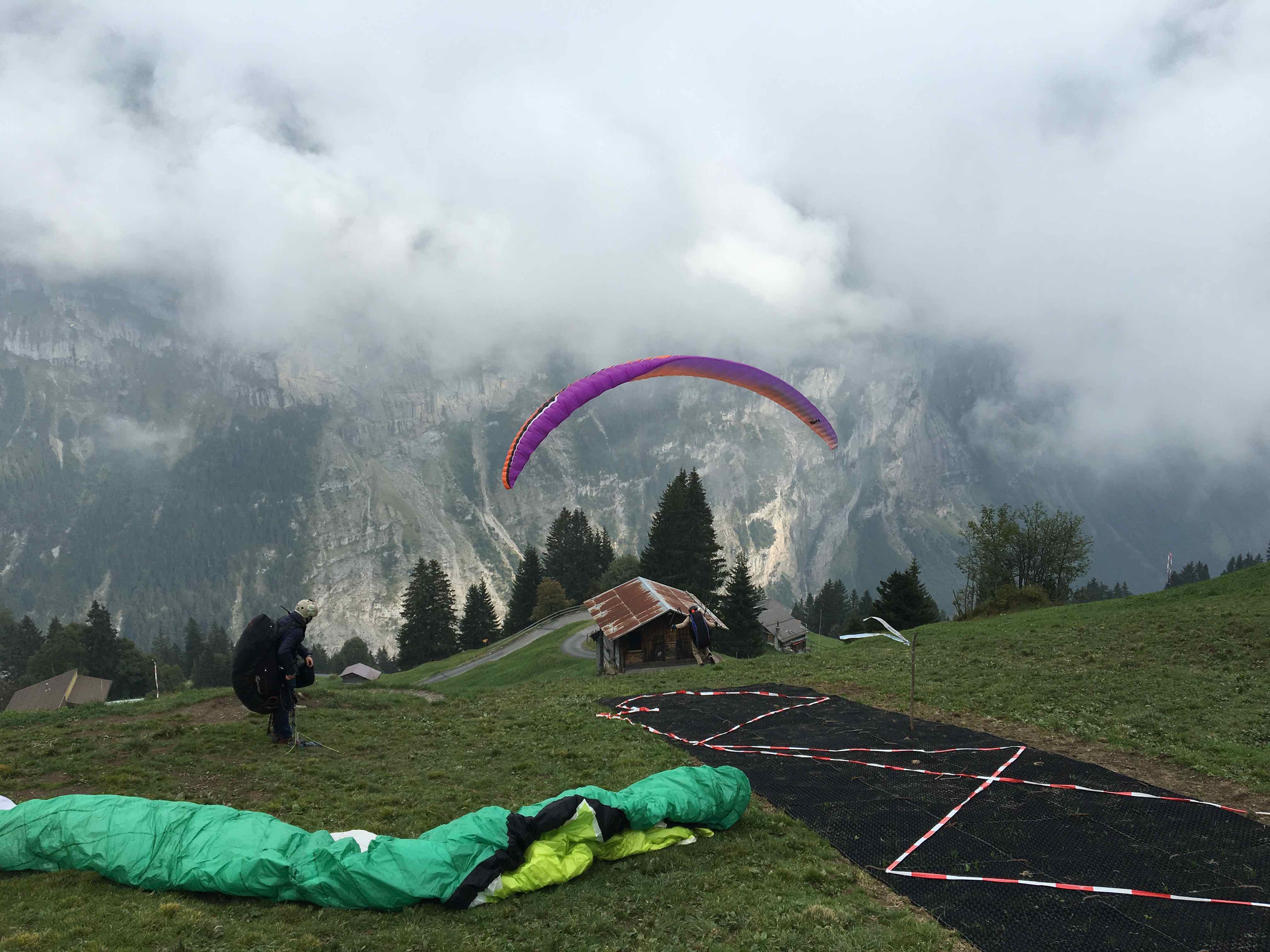  Jean Claude launching Mürren, Switzerland 