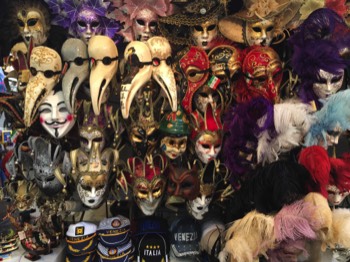  carnival masks in Venice 